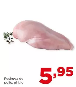 Oferta de Pechuga De Pollo por 5,95€ en Alimerka