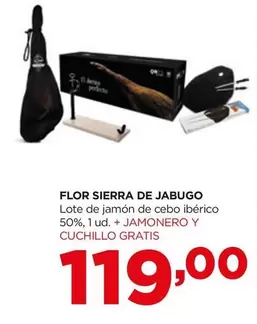 Oferta de Flor - Lote De Jamon De Cebo Iberico 50% por 119€ en Alimerka