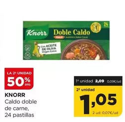 Oferta de Knorr - Caldo Doble De Carne por 2,09€ en Alimerka