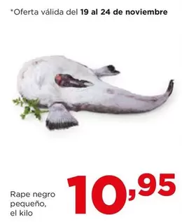 Oferta de Rape Negro Pequeño por 10,95€ en Alimerka