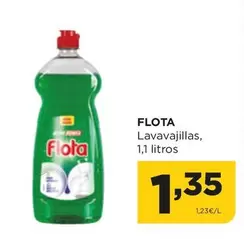 Oferta de Flota - Lavavajillas por 1,35€ en Alimerka