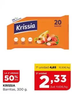 Oferta de Krissia - Barritas por 4,65€ en Alimerka