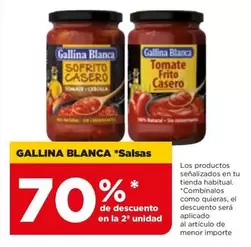 Oferta de Gallina Blanca - Salsas en Alimerka