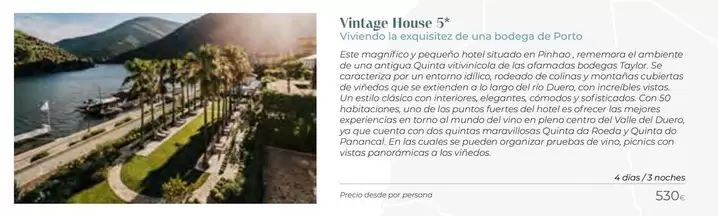 Oferta de Vinlage House en Viajes El Corte Inglés