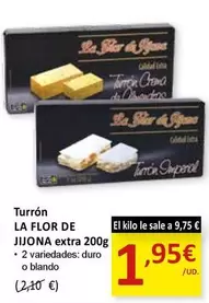 Oferta de La Flor De Jijona - Turrón Extra por 1,95€ en SPAR