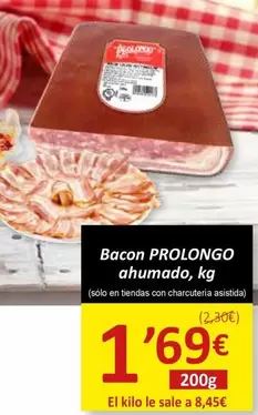 Oferta de Prolongo - Bacon Ahumado por 1,69€ en SPAR