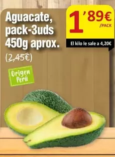 Oferta de Aguacate por 1,89€ en SPAR