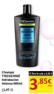 Oferta de TRESemmé - Champú Hidratación Intensa por 3,85€ en SPAR