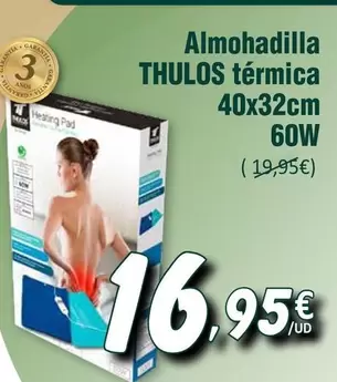 Oferta de Thulos - Almohadilla Térmica  por 16,95€ en SPAR