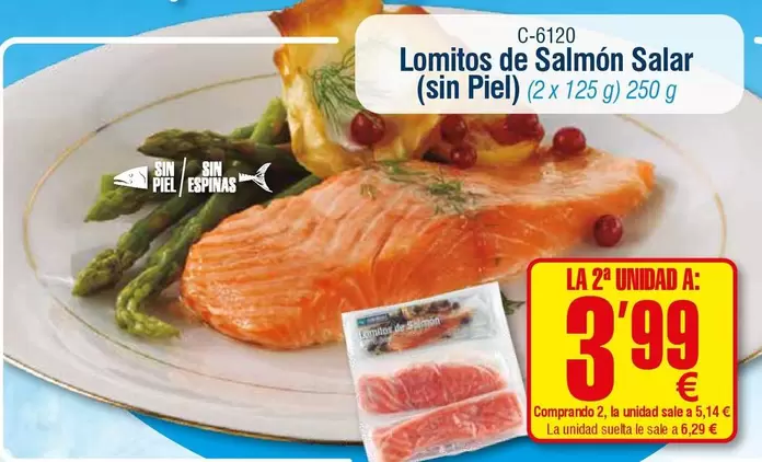 Oferta de Simon - Lomitos De Salmon por 3,99€ en Abordo