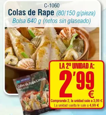 Oferta de Colas De Rape por 4,99€ en Abordo