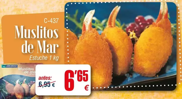 Oferta de Abordo - Muslitos De Mar por 6,65€ en Abordo