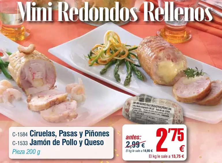 Oferta de Redondo - Ciruelas, Pasas Y Pinones por 2,75€ en Abordo