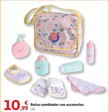 Oferta de One - Bolso Cambiador Con Accesorios por 10,99€ en Alcampo