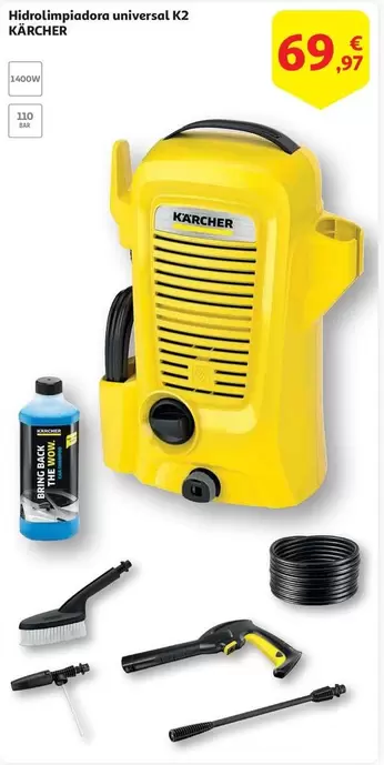 Oferta de Kärcher - Hidrolimpiadora Universal K2 por 69,97€ en Alcampo