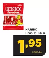 Oferta de Haribo - Regaliz por 1,95€ en Alimerka