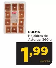 Oferta de Dulma - Hojaldres De Astorga por 1,99€ en Alimerka