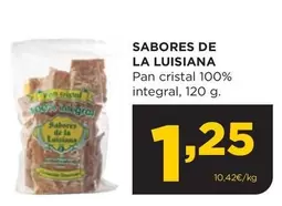 Oferta de La Luisiana - Pan Cristal 100% Integral por 1,25€ en Alimerka