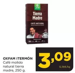 Oferta de Cafe Molido Natural Tierra Madre por 3,09€ en Alimerka