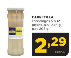 Oferta de Carretilla - Esparragos por 2,29€ en Alimerka