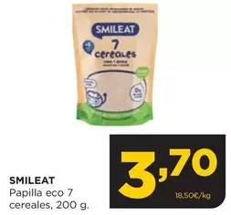 Oferta de Smileat - Papilla Eco 7 Cereales por 3,7€ en Alimerka