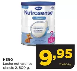 Oferta de Hero - Leche Nutrasense Classic por 9,95€ en Alimerka