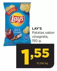 Oferta de Lay's - Patatas Sabor Vinagreta por 1,55€ en Alimerka