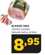 Oferta de Elpozo - Elpozo 1954 Jamon Cocido Natural Extra por 8,95€ en Alimerka