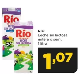 Oferta de Galicia - Leche Sin Lactosa Entera O Semi por 1,07€ en Alimerka