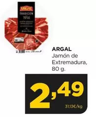 Oferta de Argal -  Jamon De Extremadura por 2,49€ en Alimerka