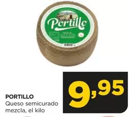 Oferta de Portillo - Queso Semicurado Mezcla por 9,95€ en Alimerka