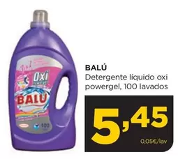 Oferta de Detergente Líquido Oxi Powergel por 5,45€ en Alimerka