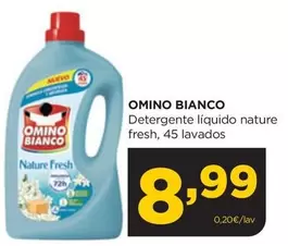 Oferta de Omino Bianco - Detergente Liquido Nature Fresh por 8,99€ en Alimerka