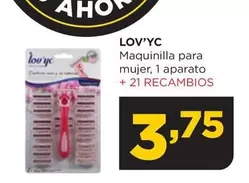 Oferta de Lov'yc - Maquinilla Para Mujer por 3,75€ en Alimerka