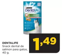 Oferta de Purina - Dentalife Snack Dental De Salmon Para Gatos por 1,49€ en Alimerka