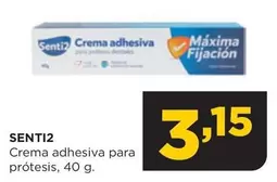 Oferta de Senti2 - Crema Adhesiva Para Prótesis por 3,15€ en Alimerka