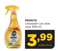 Oferta de Pronto - Limpiador Con Aloe Vera por 3,99€ en Alimerka