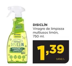 Oferta de Disiclin - Vinagre De Limpieza Multiusos Limón por 1,39€ en Alimerka