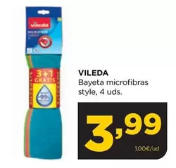 Oferta de Vileda - Bayeta Microfibras Style por 3,99€ en Alimerka