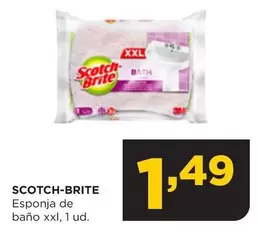 Oferta de Scotch-Brite - Esponja De Baño Xxl por 1,49€ en Alimerka