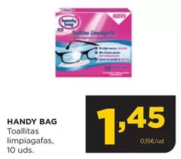 Oferta de Handy Bag - Toallitas Limpiagafas por 1,45€ en Alimerka