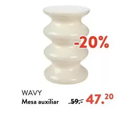 Oferta de Wavy Mesa Auxiliar por 47,2€ en Casa