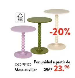 Oferta de Doppio Mesa Auxiliar por 23,96€ en Casa