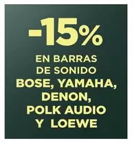 Oferta de Bose - Barras De Sonido, Yamaha, Denon, Polk Audio Y Loewe en El Corte Inglés