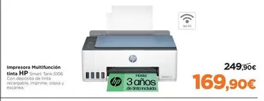 Oferta de HP - Impresora Multifunción por 169,9€ en El Corte Inglés