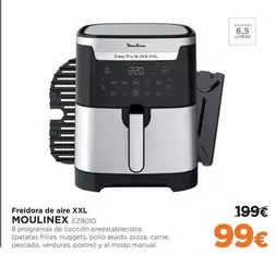 Oferta de Moulinex - Freidora De Aire Xxl por 99€ en El Corte Inglés