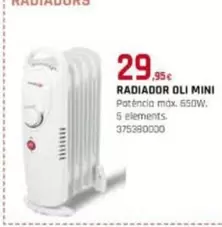 Oferta de Radiador Oli Mini por 29,95€ en Fes Més