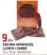 Oferta de  ESCURA-XEMENEIES LLENYA I CARBÓ por 9,95€ en Fes Més