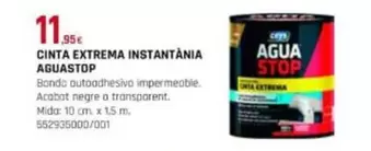 Oferta de Agua Stop - Cinta Extrema Instantânia por 11,95€ en Fes Més