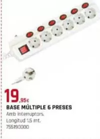 Oferta de Base Multiple 6 Preses por 19,95€ en Fes Més